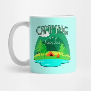 Camping is my Happy Place Mug